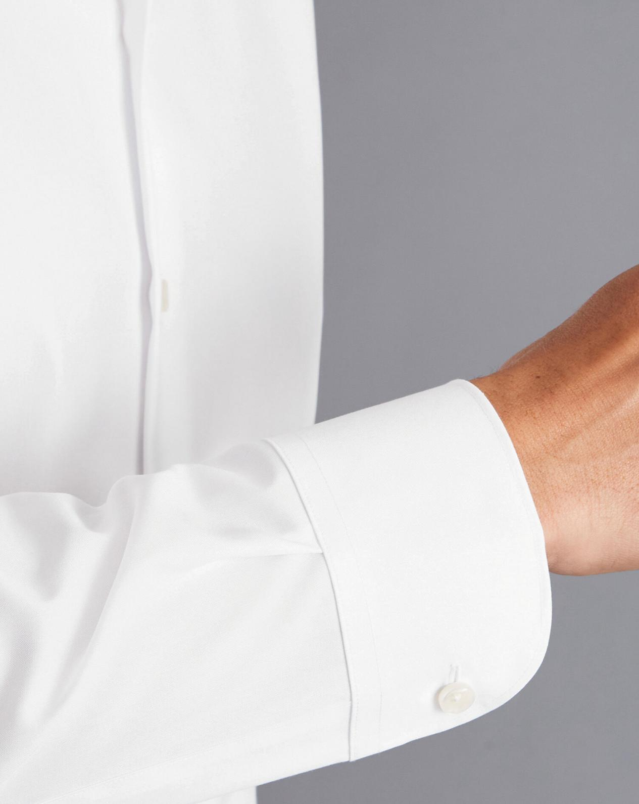 Button-Down Collar Non-Iron Shirt – White