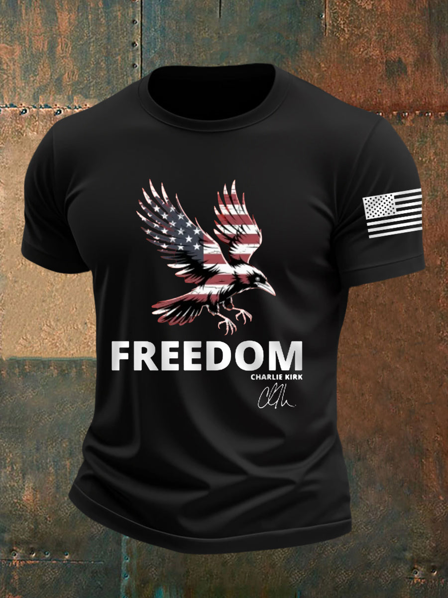 Men's Freedom Charlie Kirk Tee